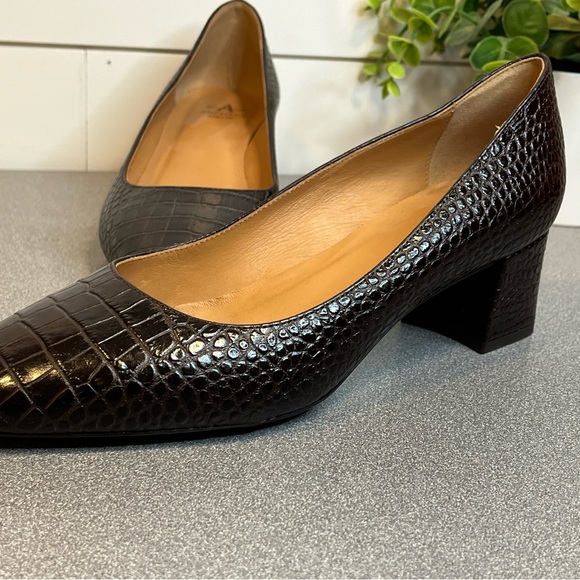 AQUATALIA Size 8 Brown Snake Pattern. Made in Italy. EUC. - Picture 5 of 14